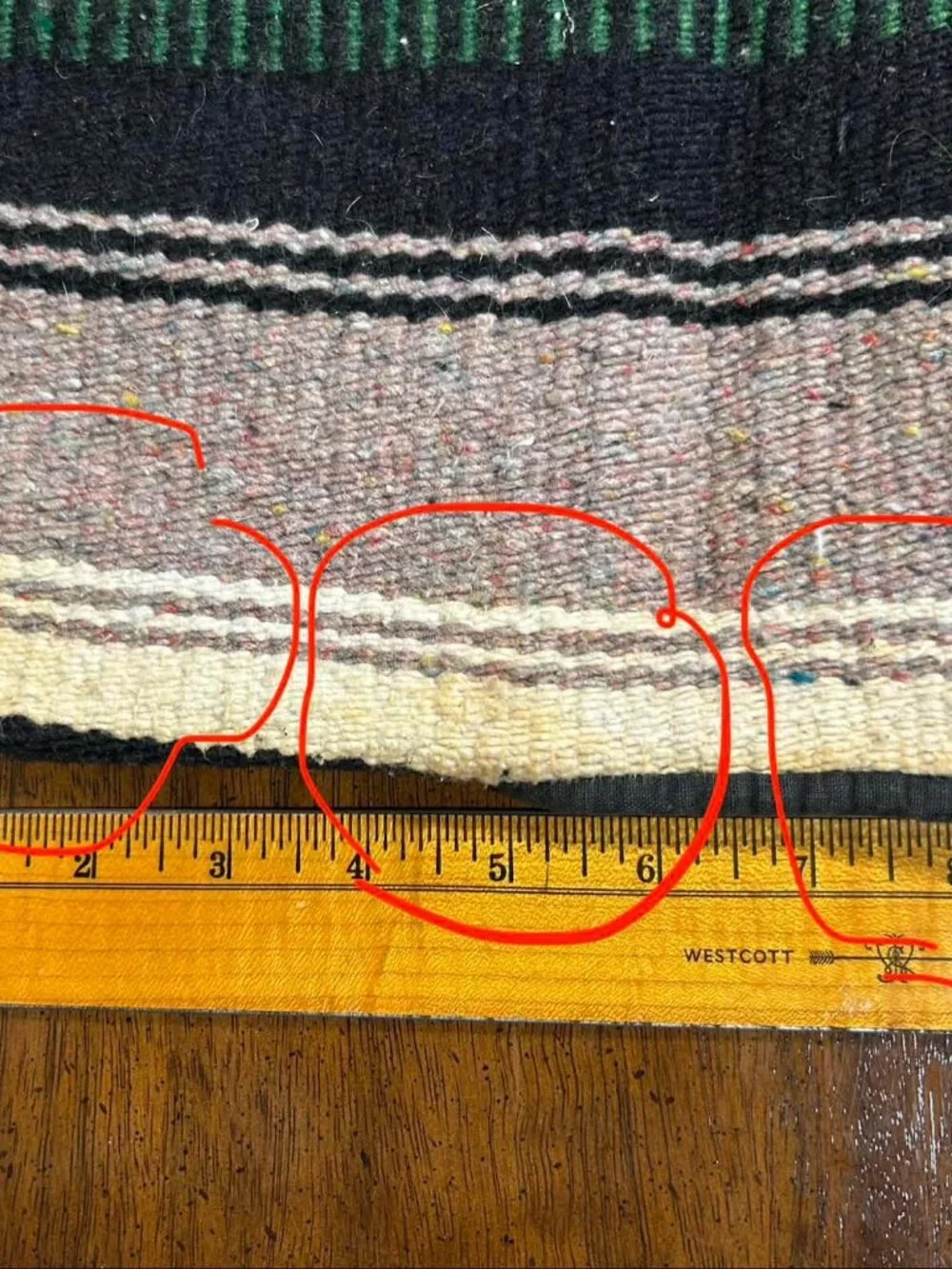 Vintage Kids Mexican Serape Blanket Vest Fringed Open Front